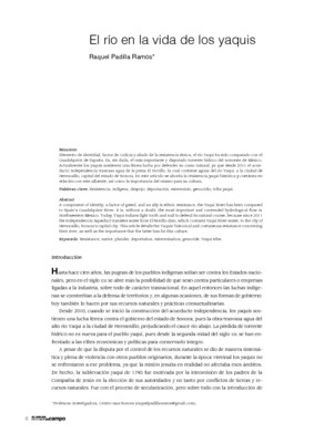 El río en la vida de los yaquis