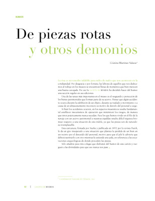 De piezas rotas y otros demonios