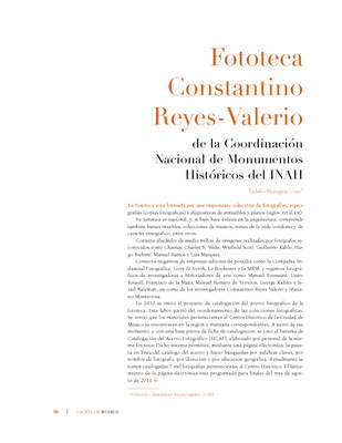 Fototeca Constantino Reyes-Valerio