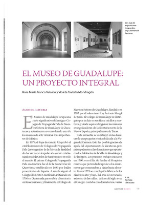 El Museo de Guadalupe: un proyecto integral  