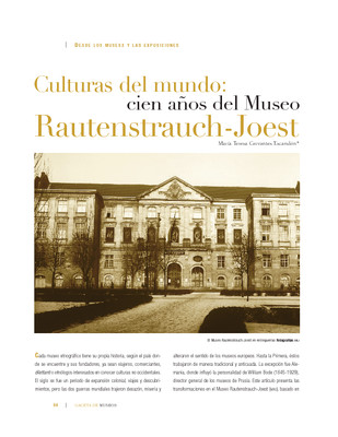 Culturas del mundo: cien años del Museo Rautenstrauch-Joest