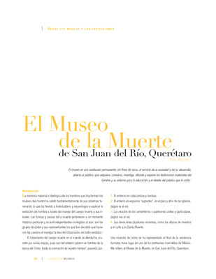 El Museo de la Muerte de San Juan del Río, Querétaro