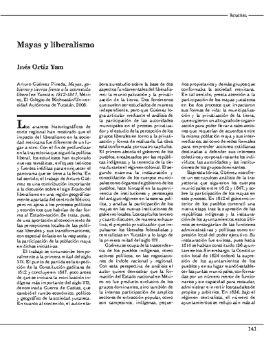 Mayas y liberalismo