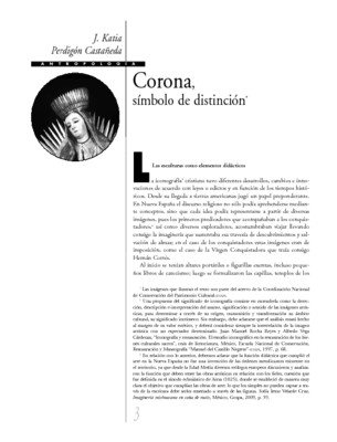 Corona, símbolo de distinción