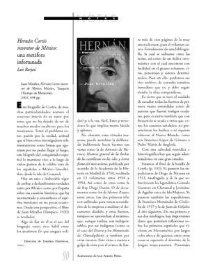 Hernán Cortés inventor de México: una metáfora infortunada