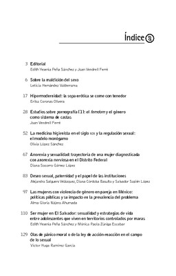 Sexo, instituciones y la construcción de identidades