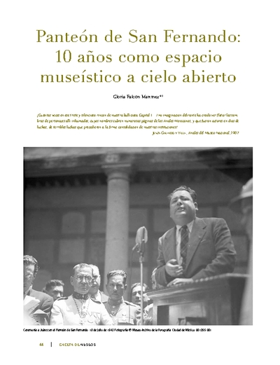Panteón de San Fernando: 10 años como espacio museístico a cielo abierto