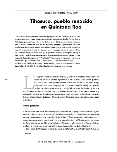 Tihosuco, pueblo renacido en Quintana Roo