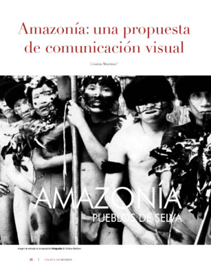 Amazonía una propuesta de comunicación visual