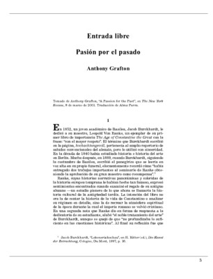 Pasión por el pasado
