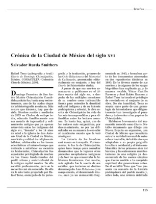 Crónica de la Ciudad de México del siglo XVI