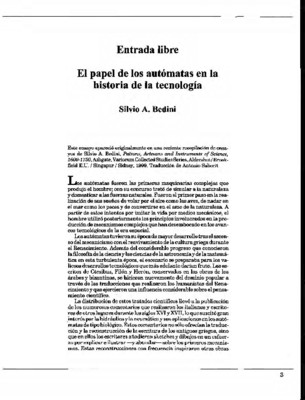 El papel de los autómatas en la historia de la tecnología 