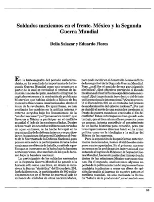 Soldados mexicanos en el frente. México y la Segunda Guerra Mundial