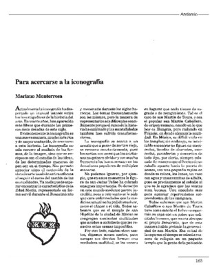 Para acercarse a la iconografía