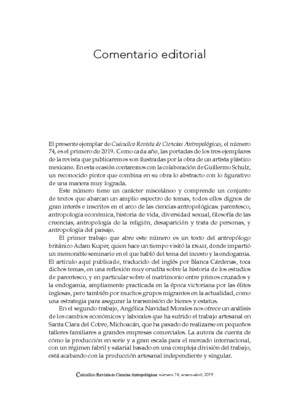 Comentario editorial