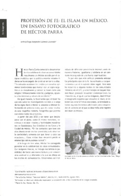 Profesión de fe: El islam en México. un ensayo fotográfico de Héctor Parra