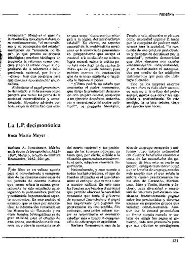 La I. P. decimonónica