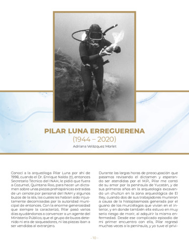 Pilar Luna Erreguerena (1944-2020) 