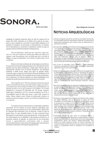 Noticias arqueológicas