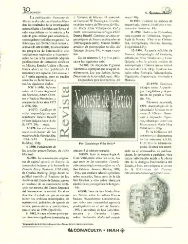 Revista Noroeste de México