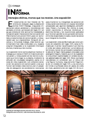 Mensajes divinos, manos que los revelan. Una exposición