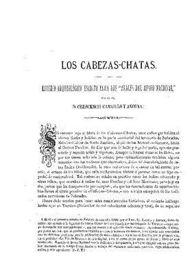 Los cabezas chatas.