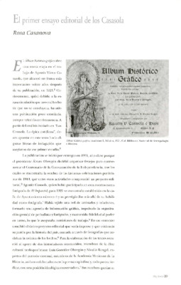 El primer ensayo editorial de los Casasola