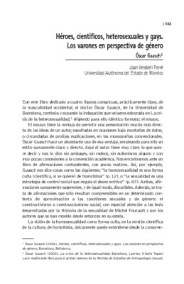 Héroes, científicos, heterosexuales y gays