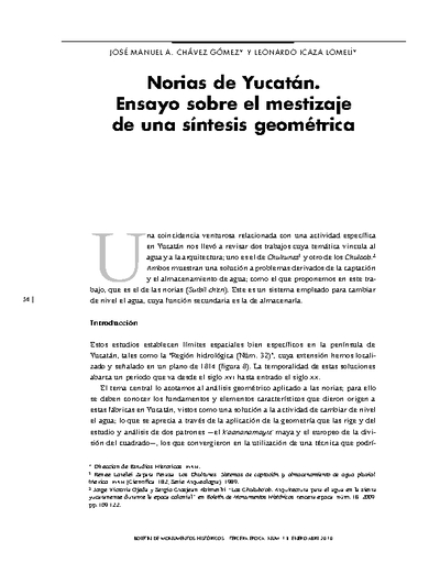 Norias de Yucatán. Ensayo sobre el mestizaje de una síntesis geométrica