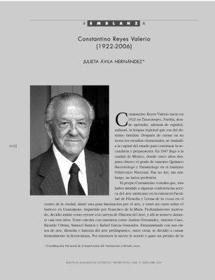 Constantino Reyes Valerio (1922-2006)