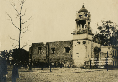Templo El Campo Florido, destruido por felicistas
