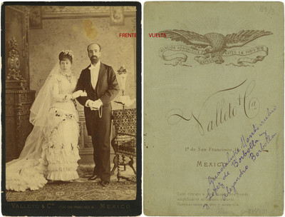 "Guadalupe Monterrubio y López de Borbolla y Alejandro Borbolla", retrato