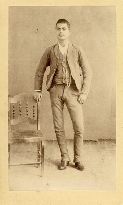 Charro de pie, retrato