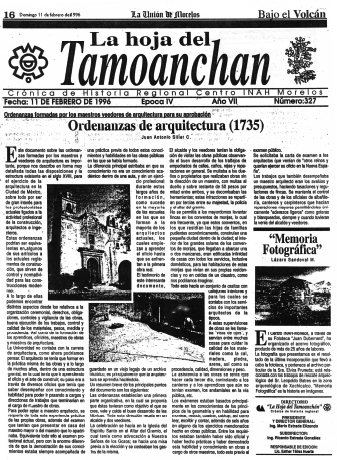 Tamoanchan. 1996-02-11 (1996)