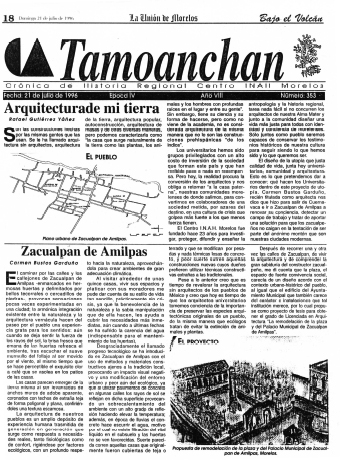 Tamoanchan. 1996-07-21 (1996)