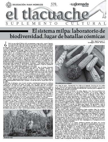 El Tlacuache Núm. 576 (2013)