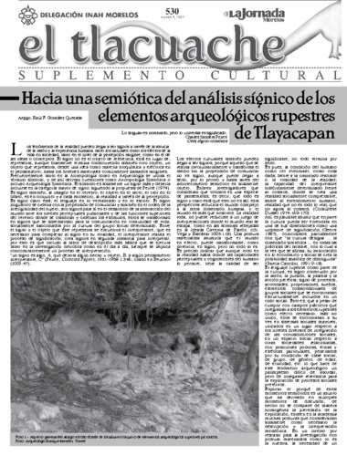 El Tlacuache Núm. 530 (2012)