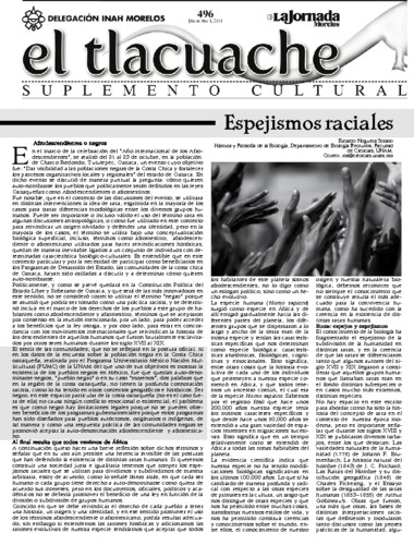 El Tlacuache Núm. 496 (2011)