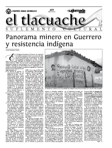 El Tlacuache Núm. 459 (2011)