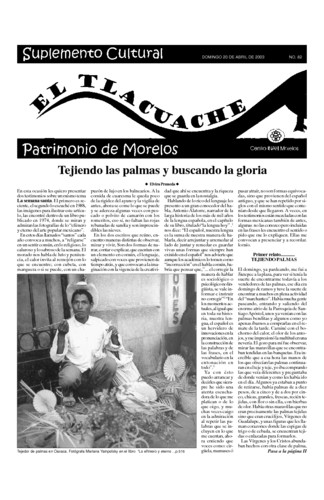 El Tlacuache Núm. 82 (2003)