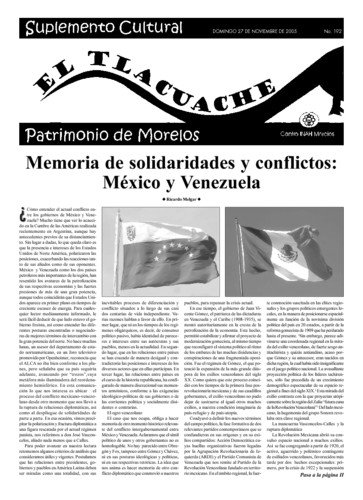 El Tlacuache Núm. 192 (2005)