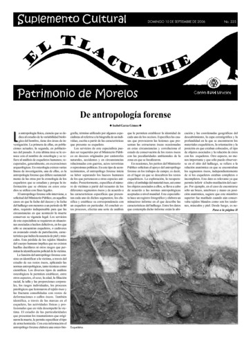 El Tlacuache Núm. 225 (2006)