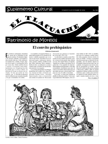 El Tlacuache Núm. 240 (2006)