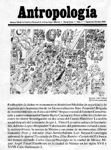 Antropología Núm. 5 (1985) Misceláneo