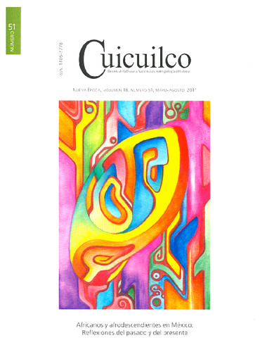 Cuicuilco Vol. 18 Num. 51 (2011) Africanos y afrodescendientes en México: Reflexiones del pasado y del presente