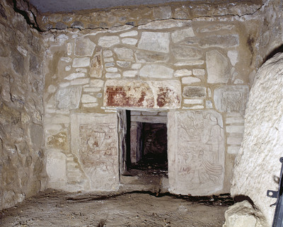 Pintura de la Tumba 1,  Cerro la Campana (Huijazoo)