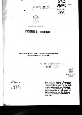 Análisis de la arquitectura representada en los códices mixtecos