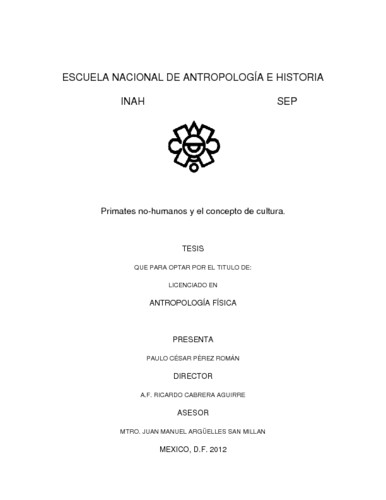 Primates no-humanos y el concepto de cultura