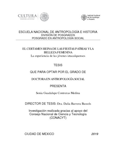 El certamen reina de las fiestas patrias y la belleza femenina