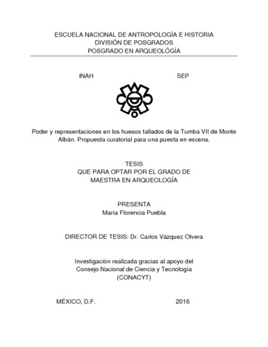 Poder y representaciones en los huesos tallados de la Tumba VII de Monte Albán